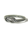 Sterling Silver Rope Knot Ring Size 9 (RG7234-S9)