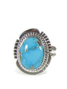 Sonoran Turquoise Ring Size 5 1/2 by Lucy Valencia (RG7236)