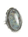 Dry Creek Turquoise Ring Size 9 by Ty Francisco (RG7242)