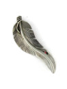 Sterling Silver Feather Pin/Brooch (PN411)