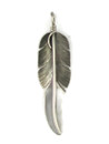  Sterling Silver Feather Pendant by Lena Platero (PD6049)