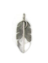 Sterling Silver Feather Pendant (PD6052)