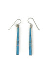 Turquoise Inlay Earrings by Rick Tobias (ER8234)