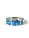 Kingman Turquoise Inlay Ring Size 11 (RG7256-S11)