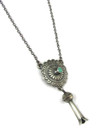 Turquoise Concho Necklace (NK5056)