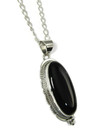 Silver Onyx Pendant by Lucy Valencia (PD6074)
