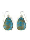 Pilot Mountain Turquoise Earrings by Shirley Henry (ER7258)