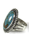 Kingman Turquoise Ring Size 9 by Linda Yazzie (RG7272)
