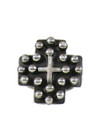 Sterling Silver Cross Bead Ring Size 7 (RG7282-S7)