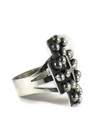 Sterling Silver Cross Bead Ring Size 7 (RG7282-S7)