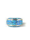 Blue Opal Inlay Ring Size 6 (RG8007)