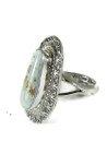 Dry Creek Turquoise Ring Size 6 1/2 by Thomas Francisco (RG8008)