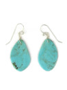 Turquoise Slab Earrings by Ronald Chavez (ER9010)