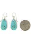 Turquoise Slab Earrings by Ronald Chavez (ER9017)
