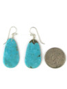Turquoise Slab Earrings by Ronald Chavez (ER9032)