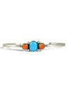 Sleeping Beauty Turquoise & Spiny Oyster Shell Bracelet (BR8138)