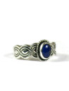 Silver Lapis Ring Size 6 by Raymond Coriz (RG8033)