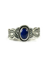 Silver Lapis Ring Size 6 by Raymond Coriz (RG8033)