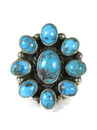 Kingman Turquoise Cluster Ring Size 10 1/2 (RG6612) 
