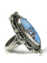 Golden Hills Turquoise Ring Size 7 1/2 by Mary Pease (RG6619)