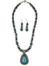 Kingman Turquoise Necklace Set by Happy Piaso (NK5071)