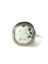 White Buffalo Ring Size 7 3/4 by Lucy Valencia (RG6638)