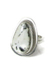 White Buffalo Ring Size 6 by Lucy Valencia (RG6643)