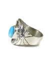 Kingman Turquoise Eagle Ring Size 10 (RG6644)