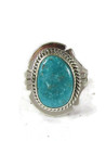 Sonoran Turquoise Ring Size 5 1/2 by Lucy Valencia (RG6659) 