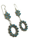 Turquoise Dangle Earrings by Waylon Johnson (ER8285)