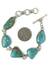 Royston Turquoise Link Bracelet by Lyle Piaso (BR8185)