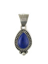 Silver Lapis Pendant by Rick Werito (PD6279)