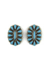 Turquoise Petit Point Earrings by George Gasper (ER6524)