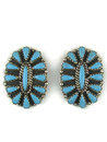 Turquoise Petit Point Earrings by George Gasper (ER6524)