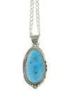 Kingman Turquoise Pendant by Lucy Valencia (PD6296)