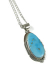 Kingman Turquoise Pendant by Lucy Valencia (PD6296)
