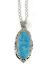 Kingman Turquoise Pendant by Lucy Valencia (PD6298)