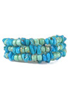 Turquoise Beaded Wrap Bracelet (BR8188)