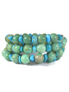 Turquoise Beaded Wrap Bracelet (BR8190)