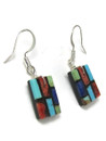 Mosaic Inlay Earrings by Julian Coriz (ER9102)