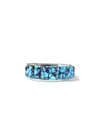 Kingman Turquoise Sculpted Inlay Ring Size 11 (RG8050-S11)