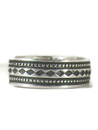 Hand Stamped Silver Cuff Bracelet by Happy Piaso (BR8375)