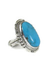 Turquoise Mountain Ring Size 6 1/2 by Jake Sampson (RG9307) 