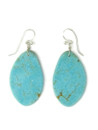 Turquoise Slab Earrings (ER9142)