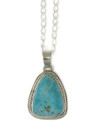 Kingman Turquoise Pendant by Lyle Piaso (PD6413)