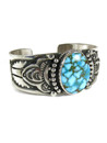 Kingman Turquoise Bracelet by John Nelson (BR8404)