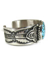 Kingman Turquoise Bracelet by John Nelson (BR8404)
