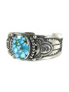 Kingman Turquoise Bracelet by John Nelson (BR8404)