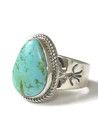 Tyrone Turquoise Ring Size 11 by Frederick Chavez (RG9344)