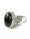 Silver Onyx Ring Size 11 (RG9359)